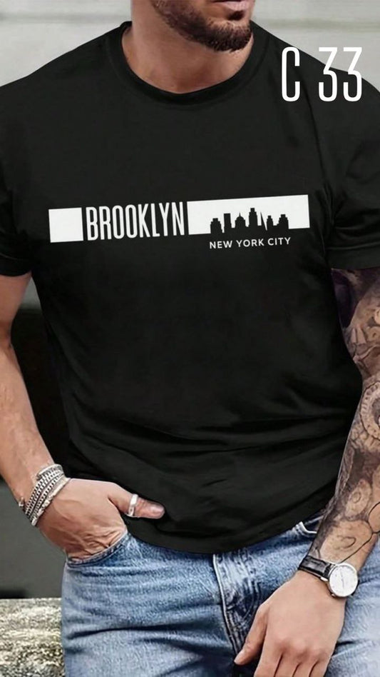 Camiseta estampada c33