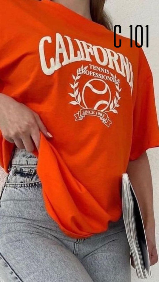 Camiseta estampada c101