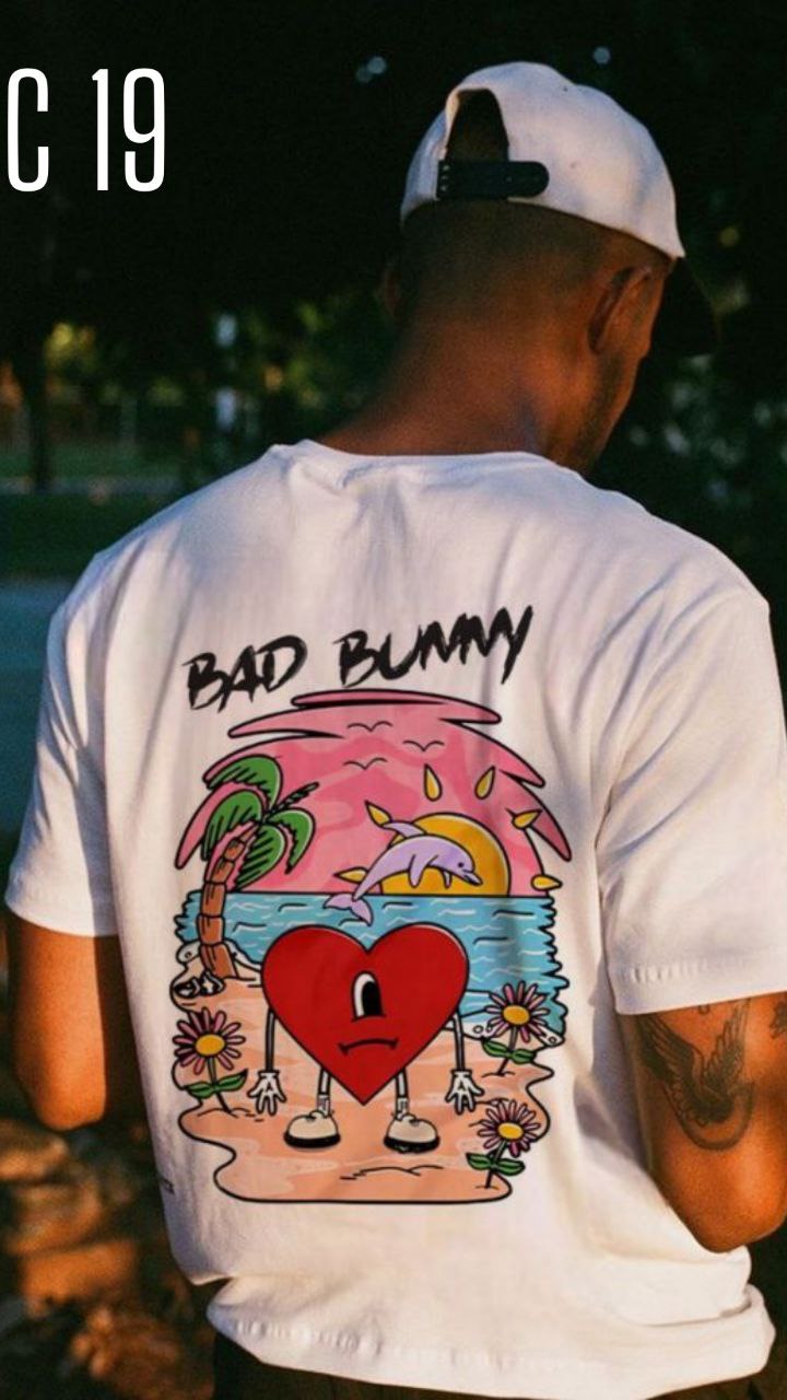 Camiseta estampada c19