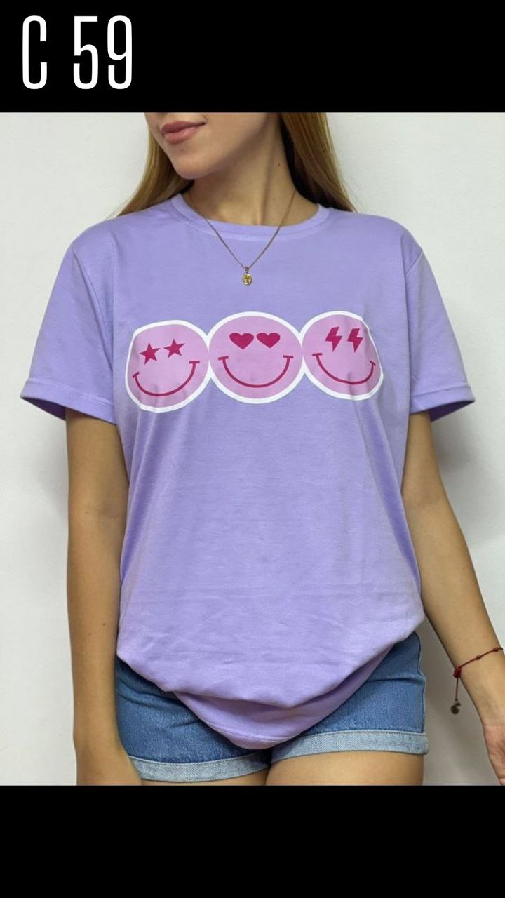 Camiseta estampada c59