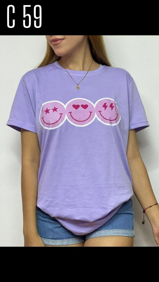 Camiseta estampada c59