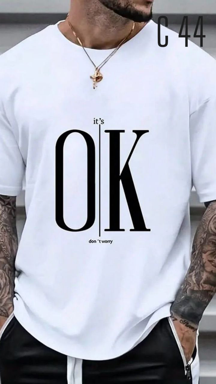 Camiseta estampada c44