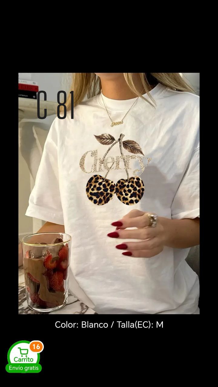 Camiseta estampada c81