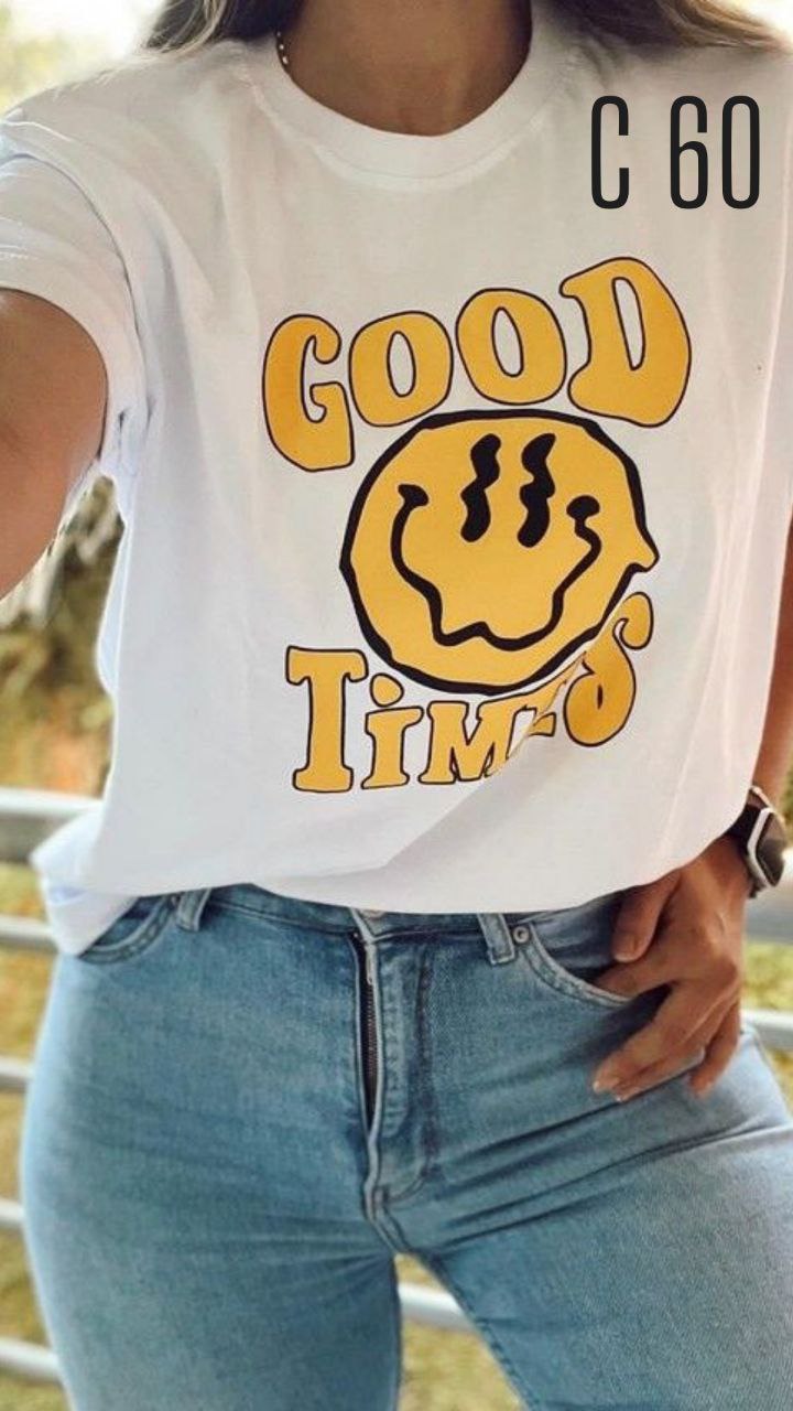 Camiseta estampada c60