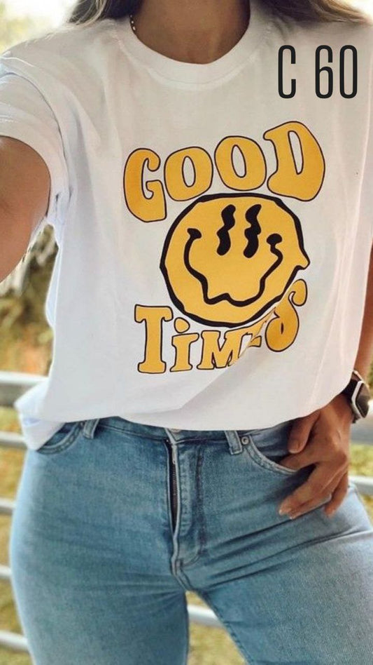 Camiseta estampada c60