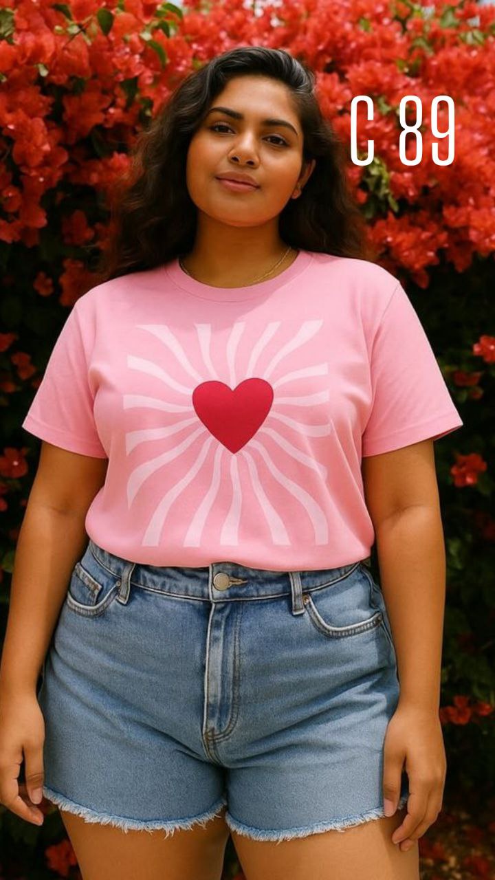 Camiseta estampada c89