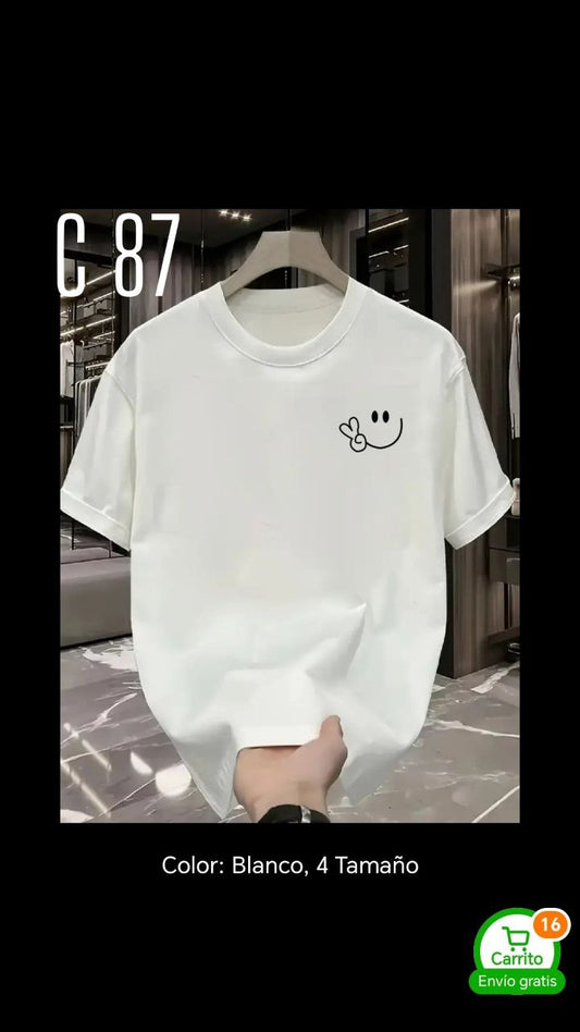 Camiseta estampada c87