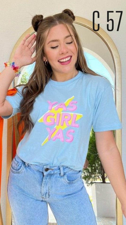 Camiseta estampada c57