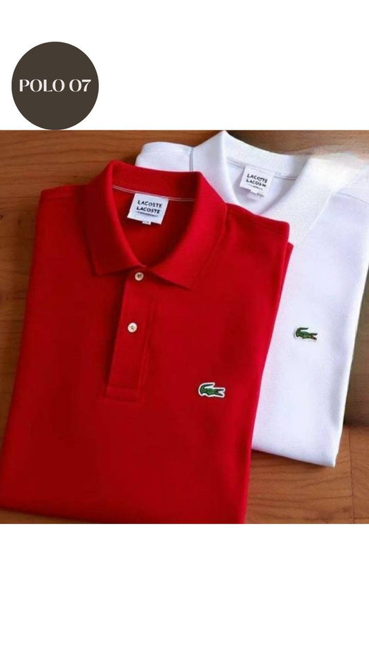 CAMISETA POLO 07 ( BLANCO)